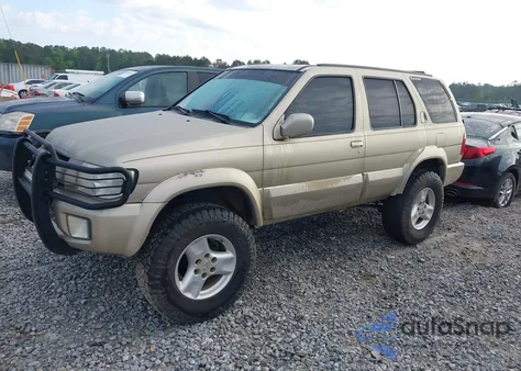 2003 Infiniti Qx4 Luxury z USA, uszkodzony, nr VIN JNRDR09Y63W302197